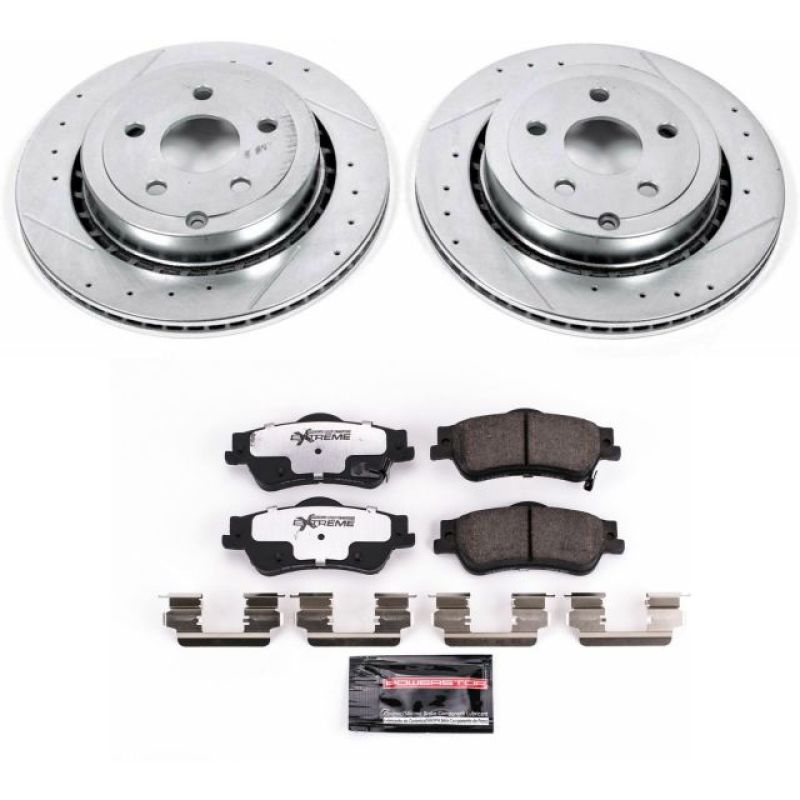 PowerStop K5528-26 Z26 Street Warrior Performance Brake Kit For 14 Chevy SS