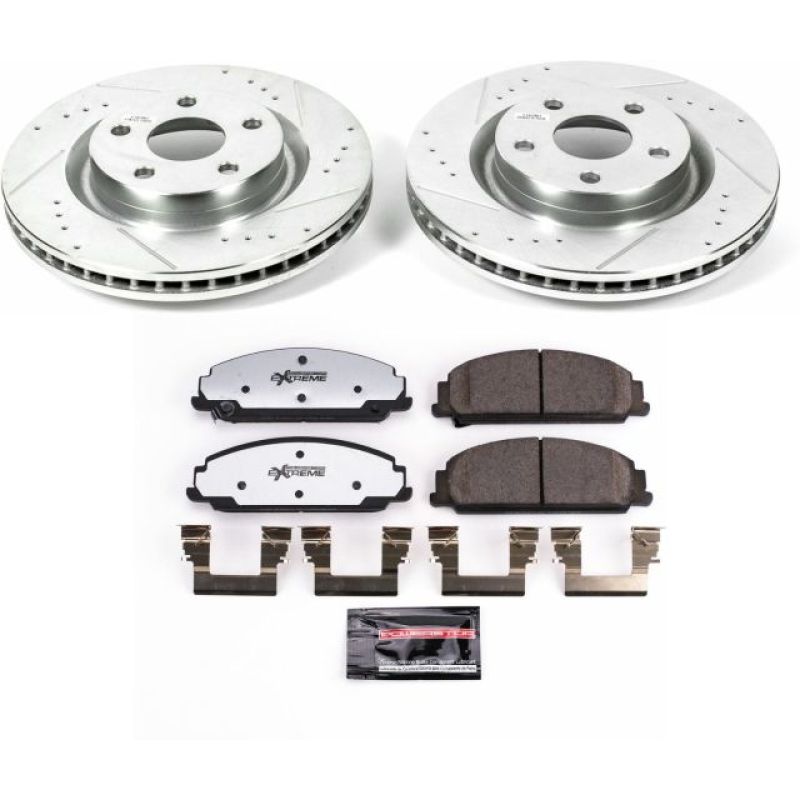Power Stop K5529-26 Z26 Street Brake Kit Front NEW