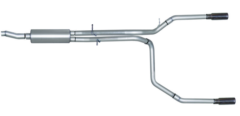 Gibson 98-00 Ford F-150 Base 4.6L 2.5in Cat-Back Dual Split Exhaust - Stainless - 69504