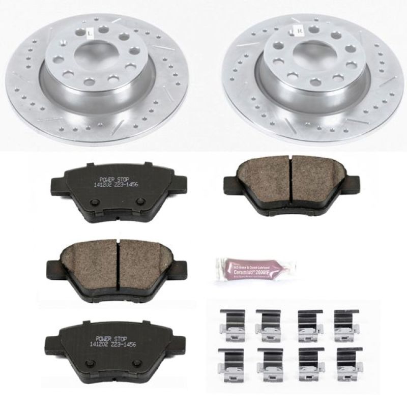 Power Stop K5667 Z23 Evolution Brake Kit Rear NEW