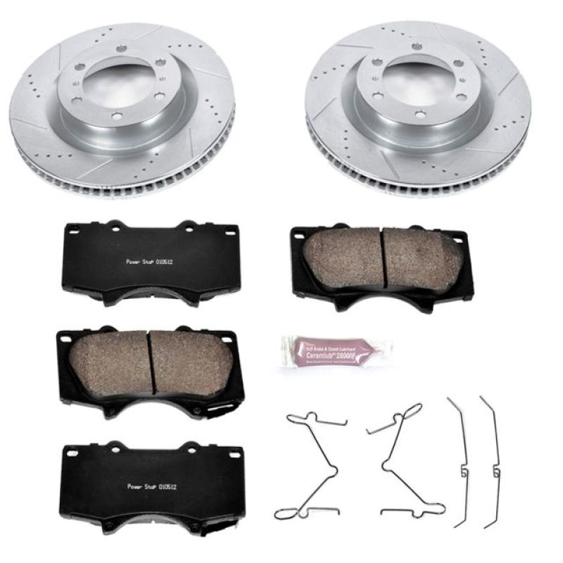Power Stop K5873 Z23 Evolution Brake Kit Front NEW