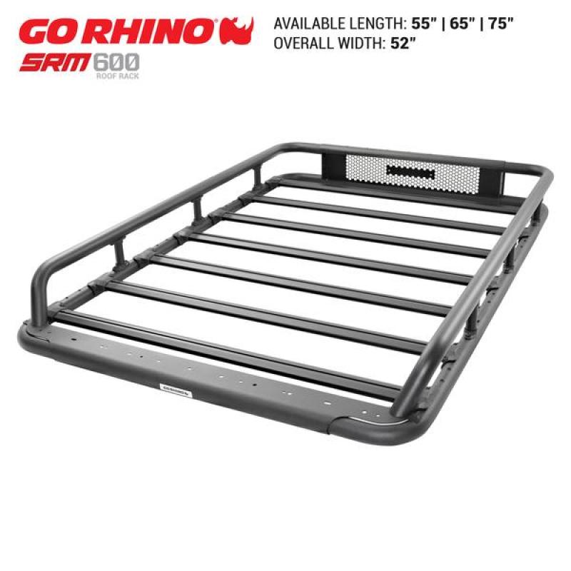 Go Rhino 5936075T SRM600 Series Tubular Rack - Textured Black