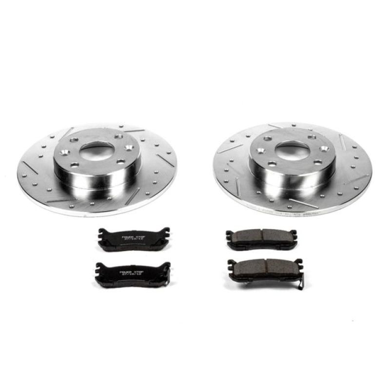 Power Stop K772 Z23 Evolution Sport Ceramic Rear Brake Pad and Rotor Kit NEW