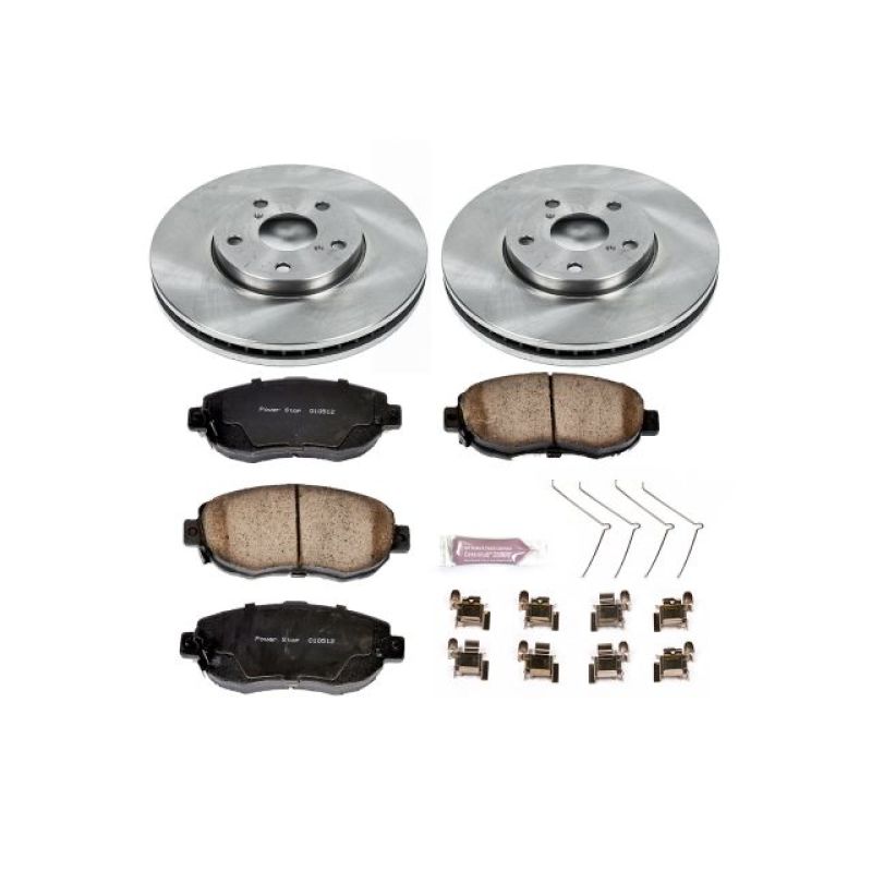 Power Stop KOE1077 Autospecialty Brake Kit Front NEW