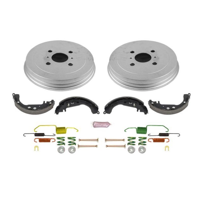 Power Stop KOE15365DK Original Manufacturer Stock Replacement Drum+Shoe Kit Rear