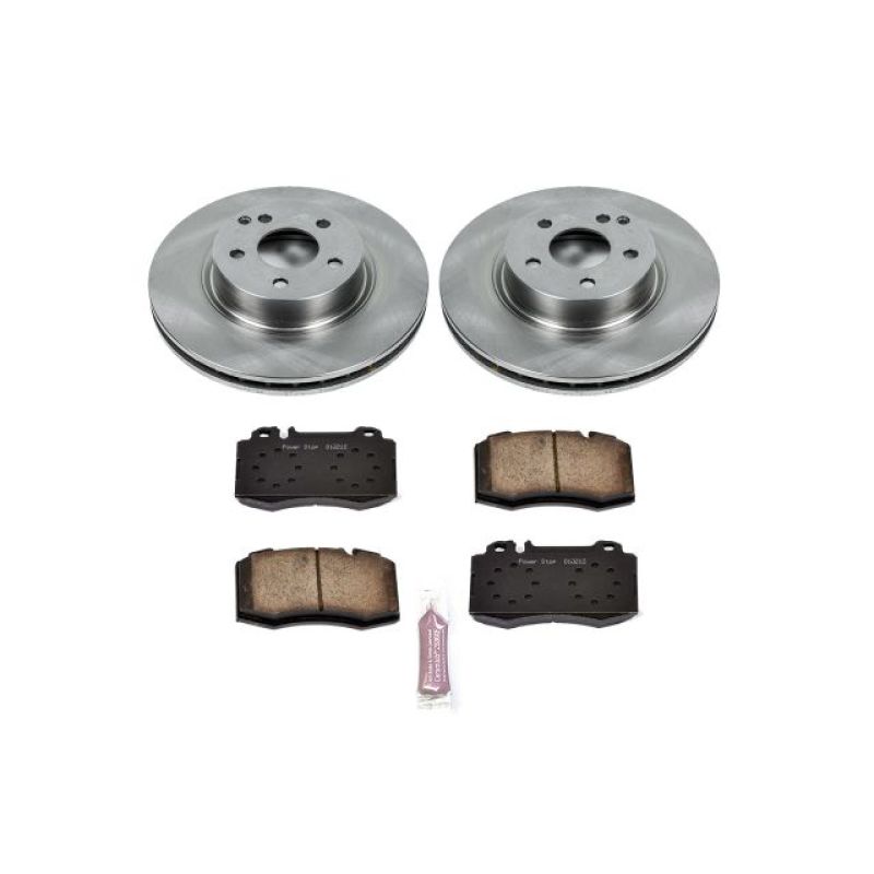 Power Stop KOE6761  Replacement Low-Dust Ceramic Brake Pad and Rotor Kit Rear