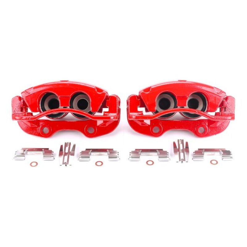 PowerStop S4764 Red Powder Coated Calipers