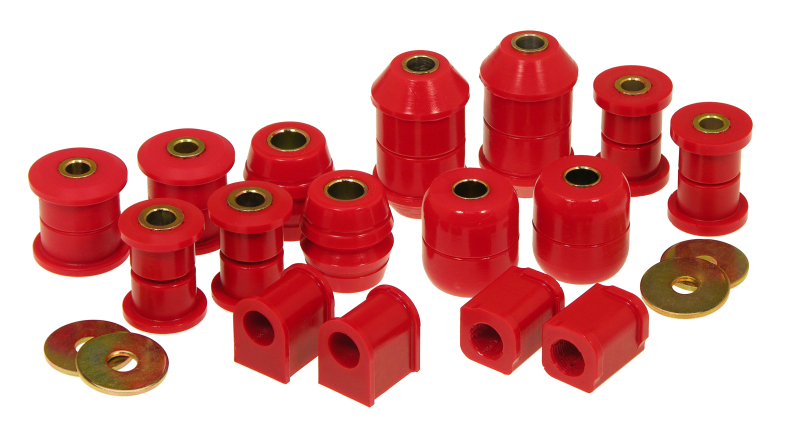 Prothane 18-2009 Red Complete Suspension Bushing Kit For 91-95 Toyota MR2