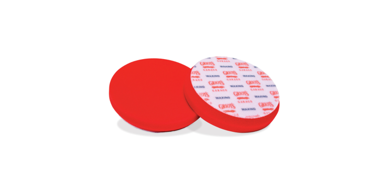 Griots Garage Red Foam Waxing Pad 6.5in - Set of 2 - 10624