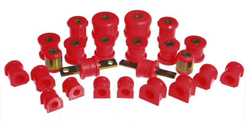 Prothane 8-2019 Red Complete Suspension Bushing Kit For 01-05 Honda Civic NEW