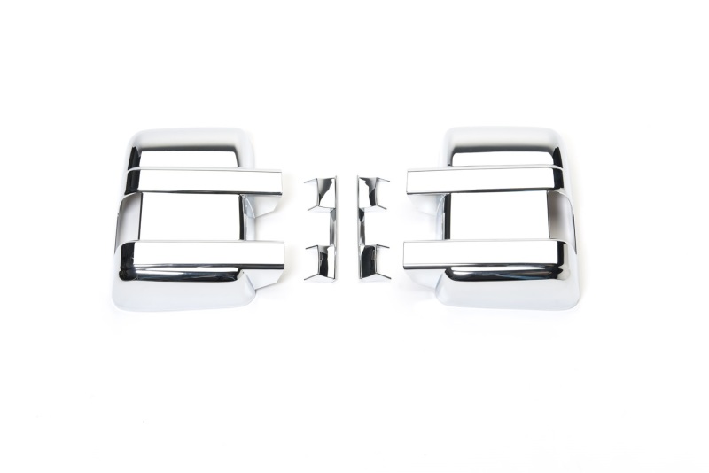 Putco 400123 Chrome Mirror Covers; With Turn Signal; For F-250/F-350 Super Duty