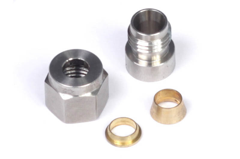 Haltech 1/4in Stainless Steel Weld-On Kit (Incl Nut & Ferrule) - HT-010812