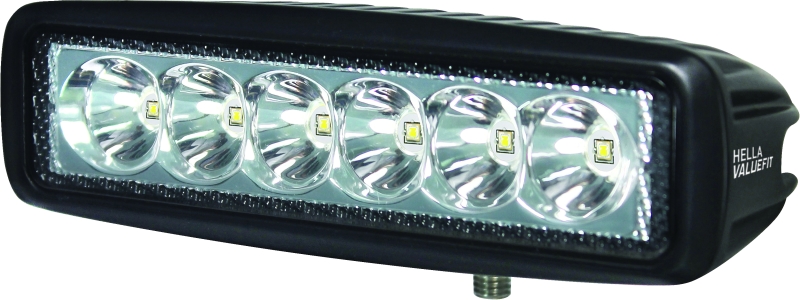 Hella 357203011 LED Mini Light Bar; Clear Lens - Black Aluminum Housing