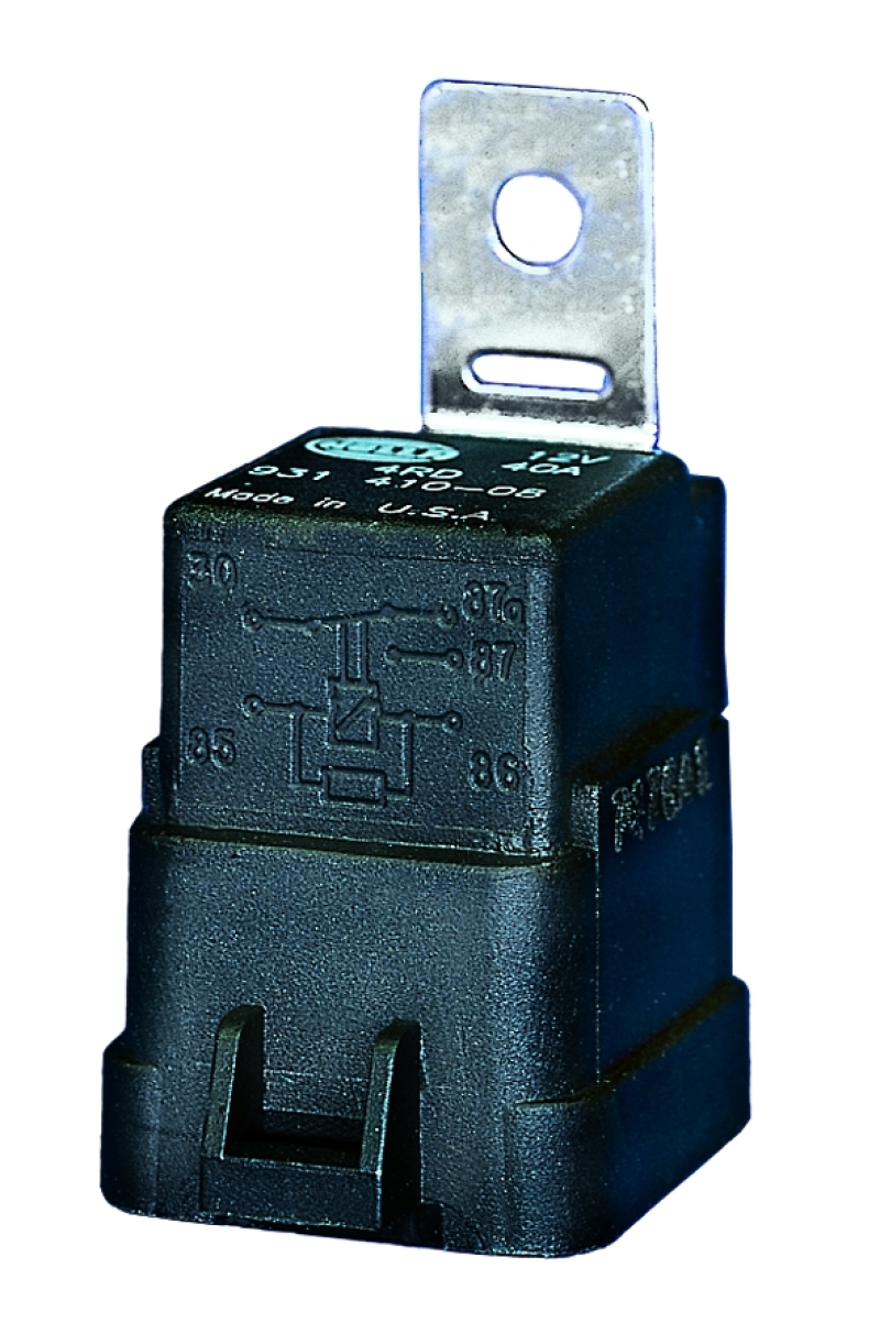 Hella Mini 280 Relay 12V 20/40A SPDT Weatherproof (Qty. 1) - H41410081