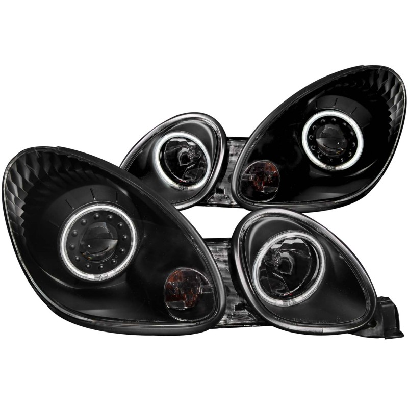 Anzo 121144 Projector Headlight Set w/Halo For 01-05 Lexus GS430
