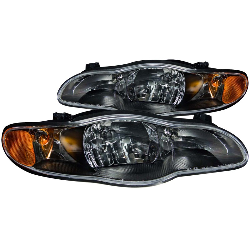 Anzo 121165 Crystal Headlight Set 2pc For 00-05 Chevy Monte Carlo
