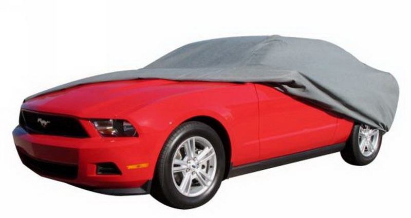 RAMPAGE 1305 -EasyFit 4-Layer Car Cover w/Lock; Cable & Storage Bag 16' 1"-17'