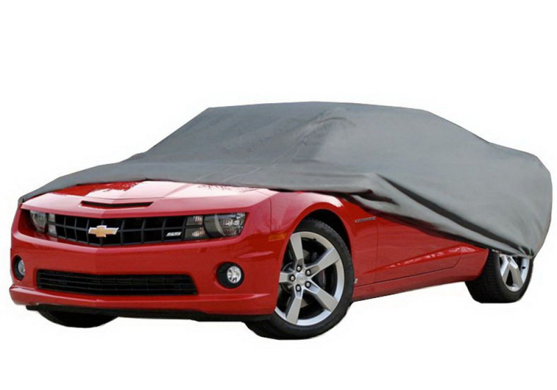 Rampage 1400 Custom Car Cover; 4 Layer; Gray For 10-21 Chevrolet Camaro
