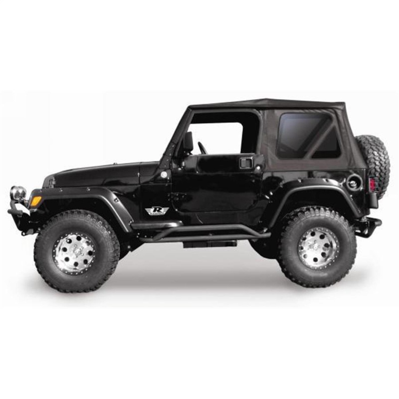 Rampage 68835 Complete Soft Top Kit - Black Diamond For 1997-2006 Jeep TJ NEW