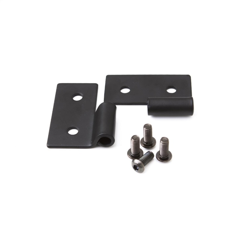 RAMPAGE 7607 -Black Pair of Lower Door Hinge Brackets for Jeep CJ / Wrangler