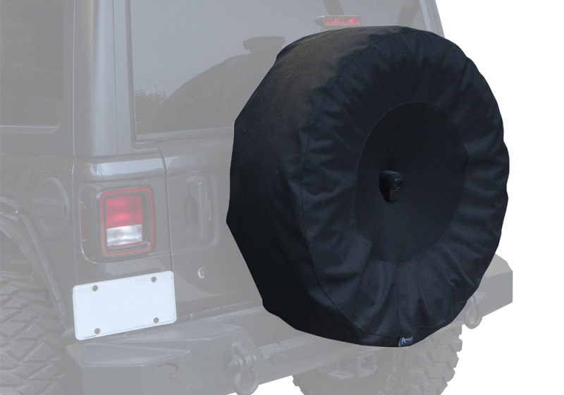Rampage 773535 Spare Tire Cover Black Diamond Canvaas fits 33-35 inch Tire