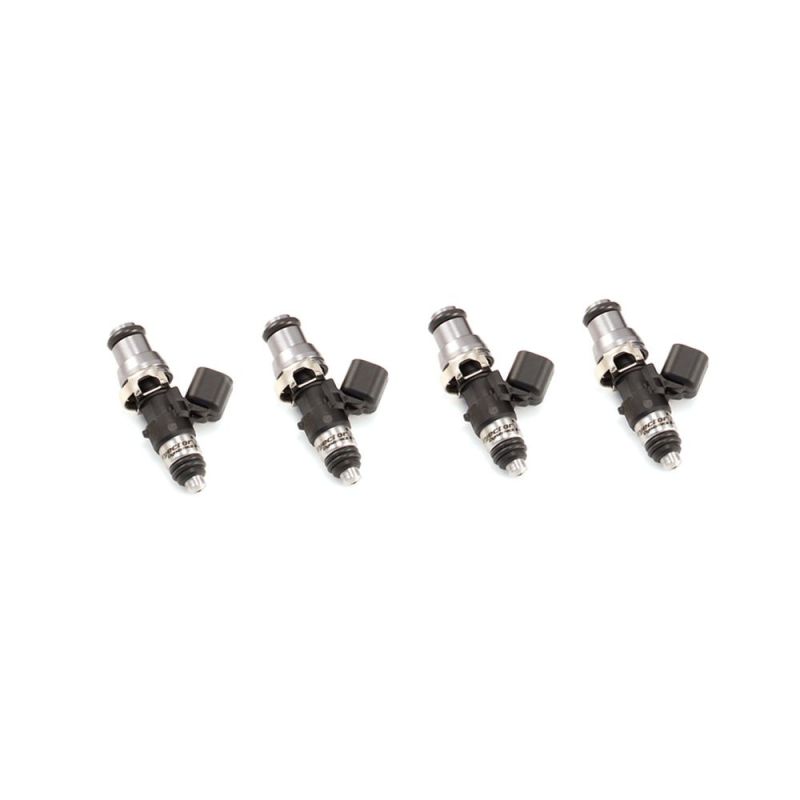 Injector Dynamics 1300cc Injectors-48mm Length-14mm Grey Top-8mm L O-Ring (For WRX SFC Rail) (4) - 1300.48.14.11.4