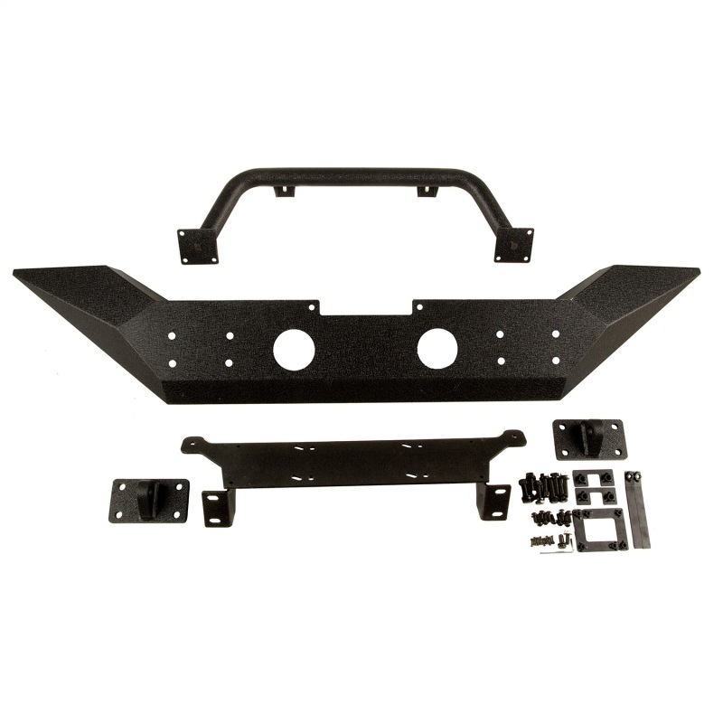 Rugged Ridge 11548.01 Spartan Front Bumper Steel For 18 Jeep JK NEW