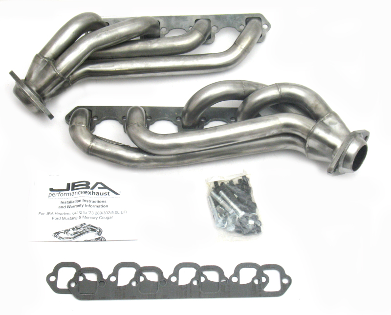 JBA Headers & Performance 1650S-2 1-5/8" Stainless Shorty Exhaust Header
