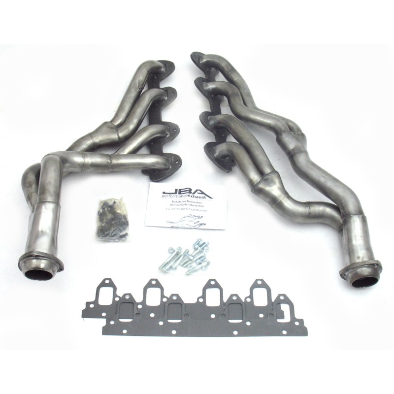 JBA 67-70 Ford Mustang 390-428 FE 1-3/4in-2-1/2in Primary Raw 409 Tri Y Header - 6655S