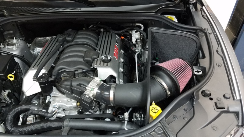 JLT 18-20 Dodge Durango SRT 6.4L Black Textured Cold Air Intake Kit w/Red Filter - CAI-DD64-18