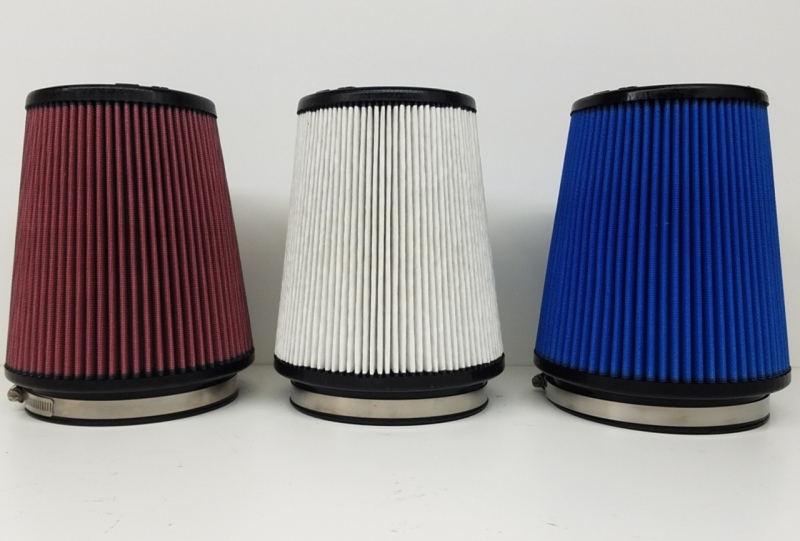 JLT 10-14 Ford Mustang GT500 Factory Replacement Oiled Air Filter 5.5x7in - Red - SBAF-S557-R