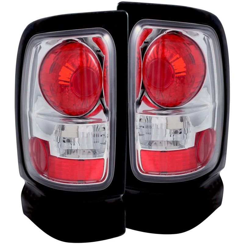 Anzo 211046 Tail Light Assembly, Clear Lens, Chrome Housing, Pair