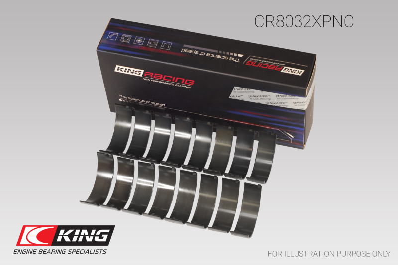 King Chrysler 345/ 370 16V Connecting Rod Bearing Set - CR8032XPNC