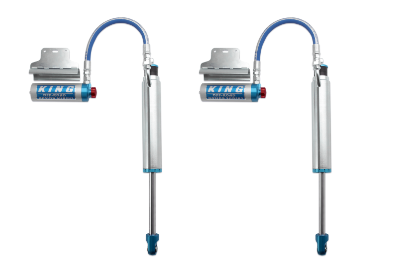 King Shocks 2005+ Toyota Tacoma (6 Lug) Rear 2.5 Dia Remote Reservoir Shock w/Adjuster (Pair) - 25001-121A