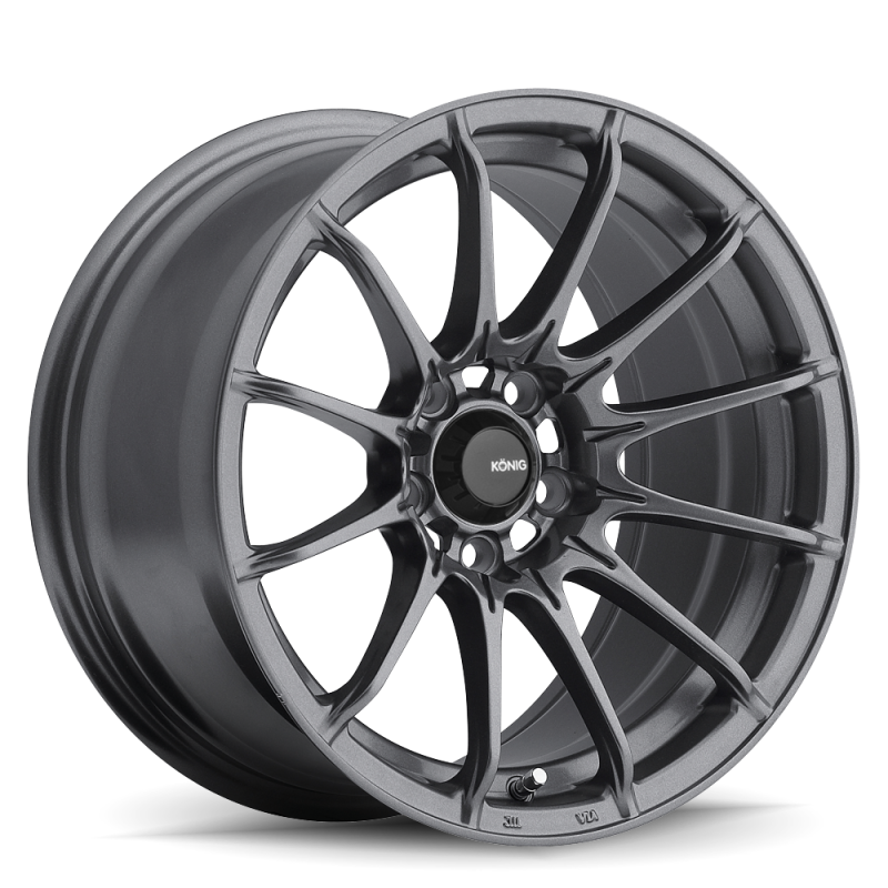 Konig DI5710035G Dial-In 15"x7" Wheel, 4x100 Bolt Pattern - Matte Gray NEW