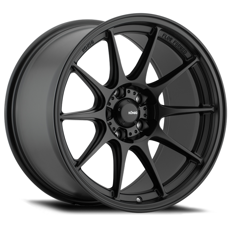 Konig Dekagram 19x10.5B 5x114.3 ET23 Semi-Matte Black - DK09514235