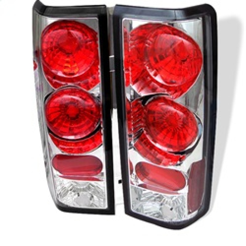 Spyder 5001009 Euro Style Tail Lights, Pair, Chrome For 85-2005 GMC Safari