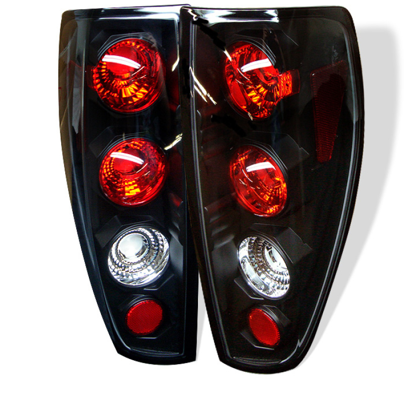 Spyder 5001412 Euro Style Tail Lights Black For 2004-2012 GMC Canyon 2pc