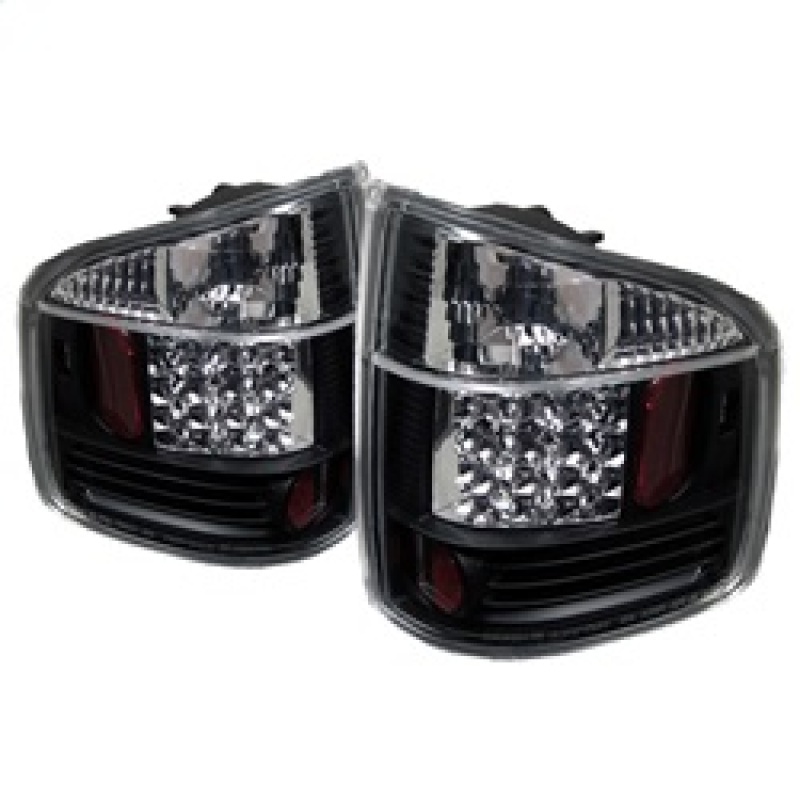 Spyder 5001917 LED Tail Lights (Black/Clear) For 94-04 Chevy/GMC S10/Sonoma