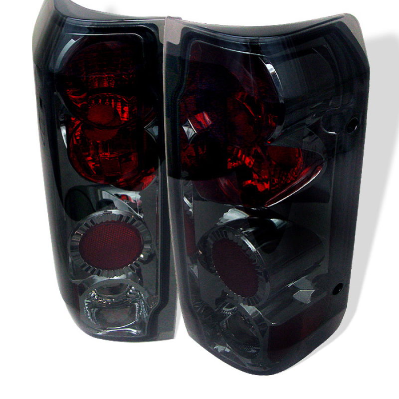 Spyder 5003331 Euro Style Tail Lights, Pair, Smoke For 88-96 Ford Bronco