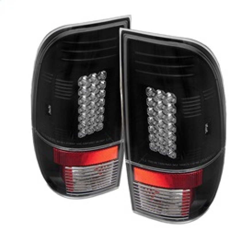 Spyder Auto 5003461 LED Tail Lights Pair Black NEW