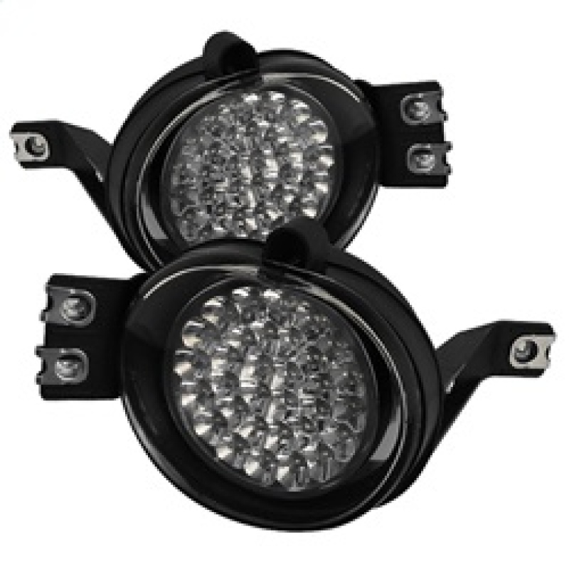 Spyder Auto 5015600 LED Fog Lights Bulbs Included w/Switch Pair Clear NEW