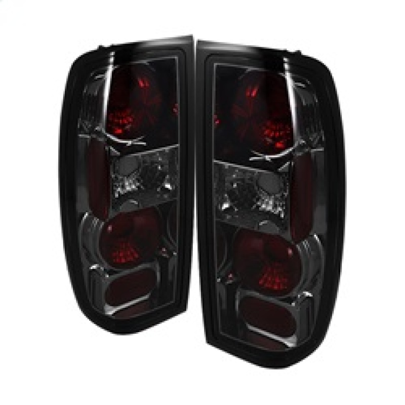 Spyder 5033604 Euro Style Tail Lights Black For 98-00 Nissan Frontier 2pc