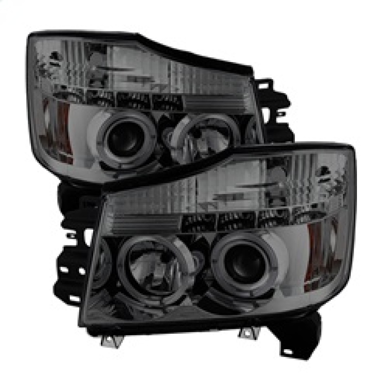 Spyder Auto 5033963 Halo LED Projector Headlights Pair Smoke NEW