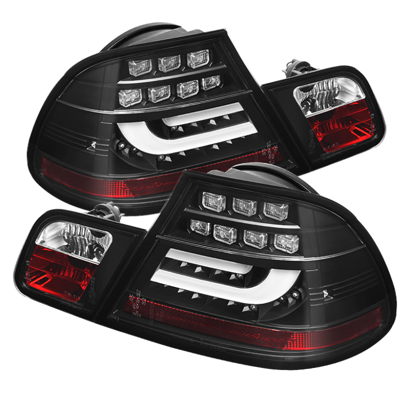 Spyder 5076564 Light Bar Style LED Tail Lights For 04-06 BMW 330Ci