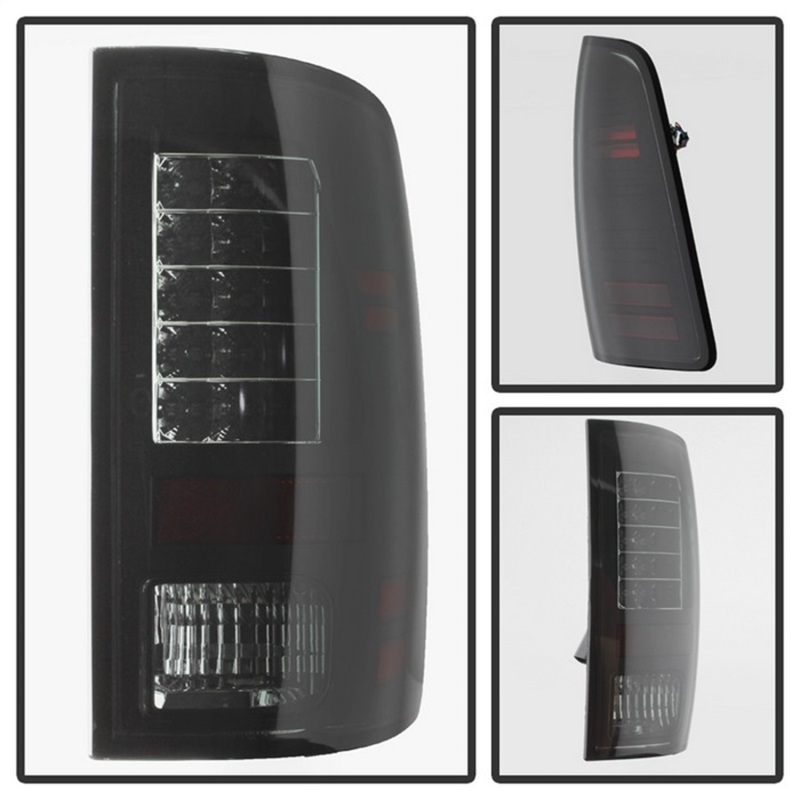 Spyder 5078124 LED Tail Lights, Incandescent Model Only, Black Smoke