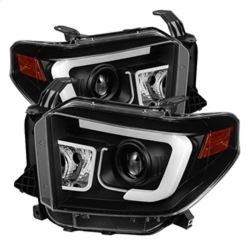 Spyder Auto 5080158 Projector Headlights Light Bar DRL Black NEW