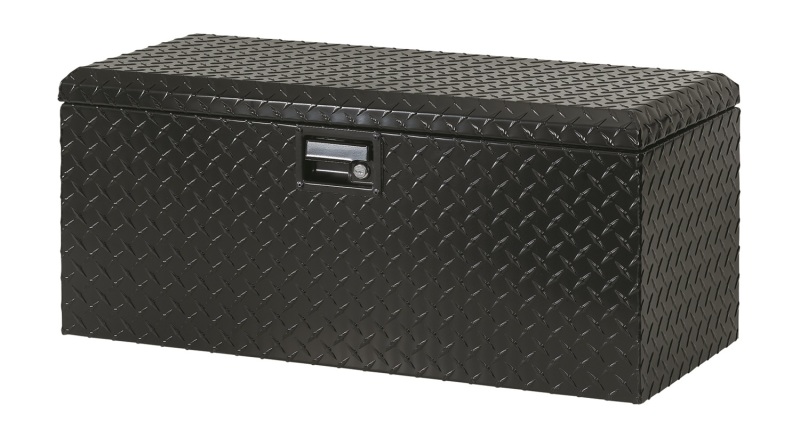 Lund 288271 Challenger Rear ATV Tool Box; 35.5" - Black Aluminum