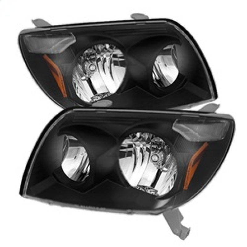 xTune 9023583 Crystal Headlights Black For 03-05 Toyota 4Runner