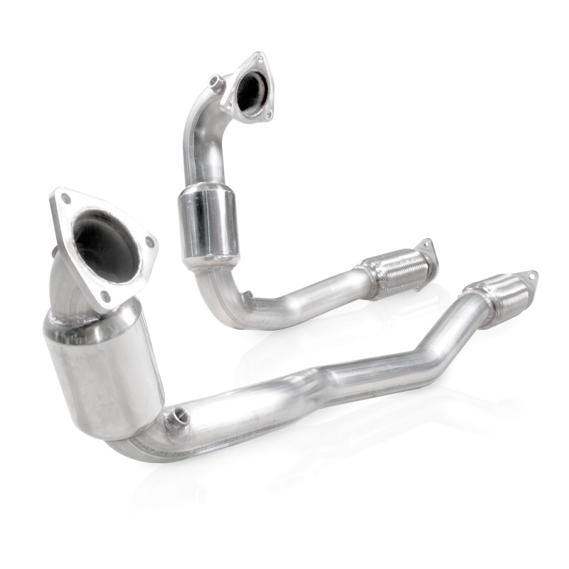 Stainless Works 2010-18 Ford Taurus SHO V6 Downpipe High-Flow Cats - TA10ECODPCAT